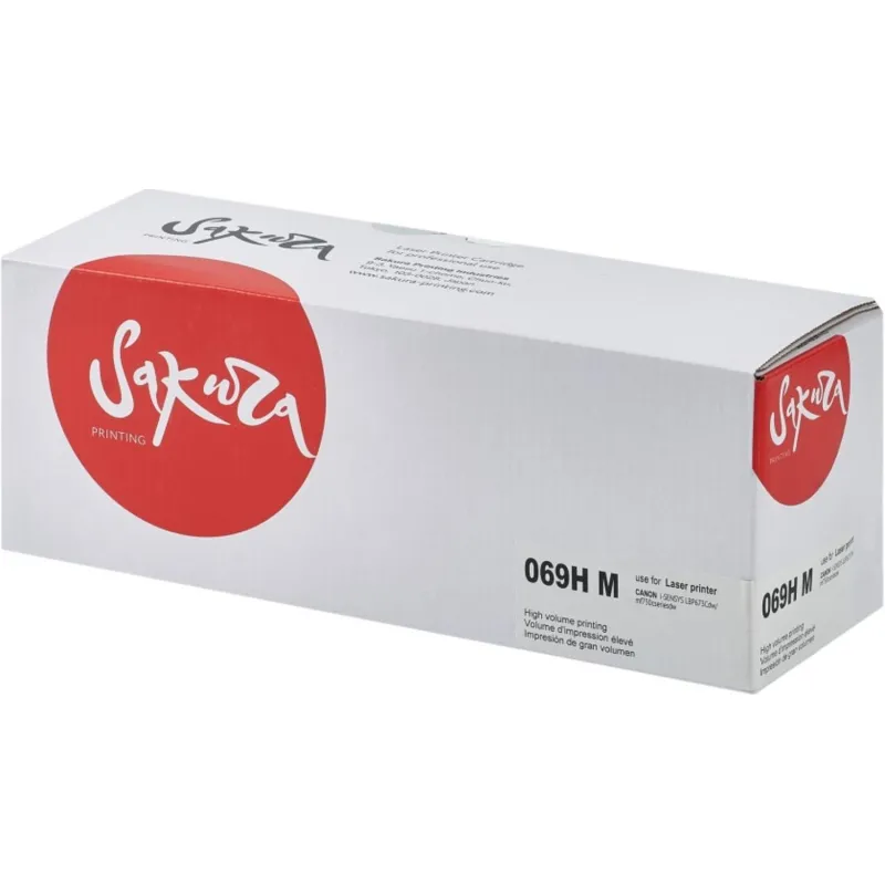 Картридж лазерный Sakura 069H M пур.пов. Емк. для Canon LBP673Cdw/MF752Cdw 2055369 SA069HM