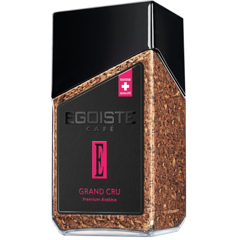 Кофе растворимый EGOISTE с молотым Grand Cru, 95гр ст/б 1964788 EG10006006