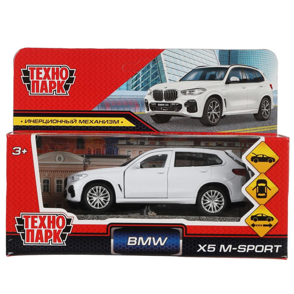 Машина металл бмв X5 м-спорт, 12 см, белый Технопарк X5-12-WH
