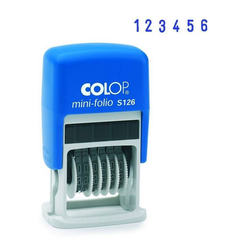 Мини-нумератор ручной Colop S126 6-разрядный 42657