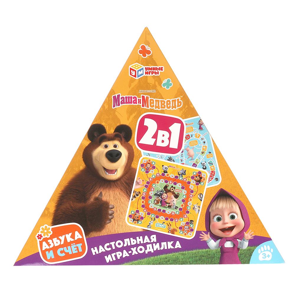 Настольная игра-ходилка для детей Маша и Медведь Умные игры 4660254415584