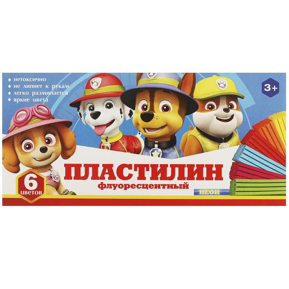 Пластилин неон Щенки, 6 цветов (90 гр.) Умка MCLN-104241-6-PU