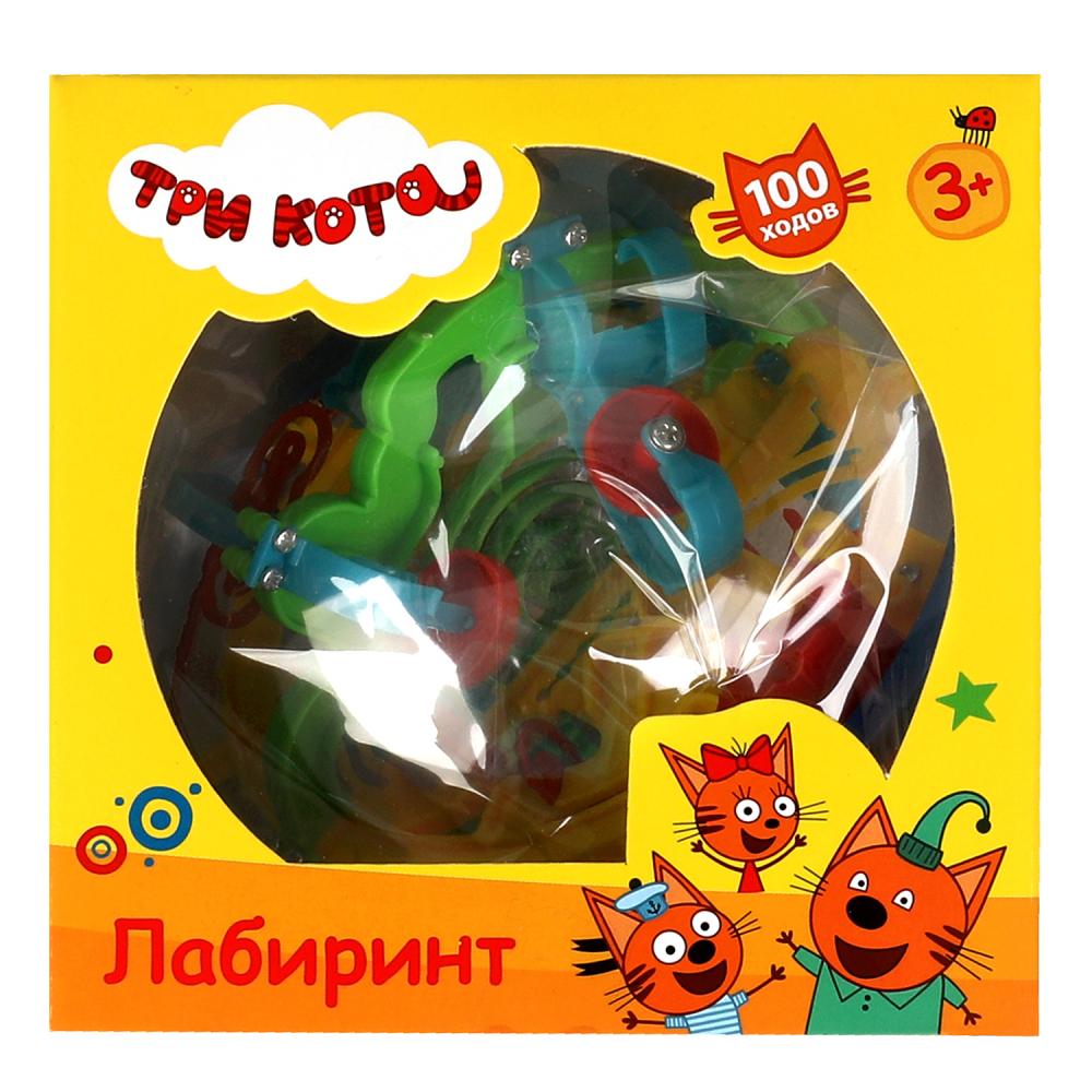 Логическая игра Шар-лабиринт Три Кота Играем Вместе 1604K1267-R1