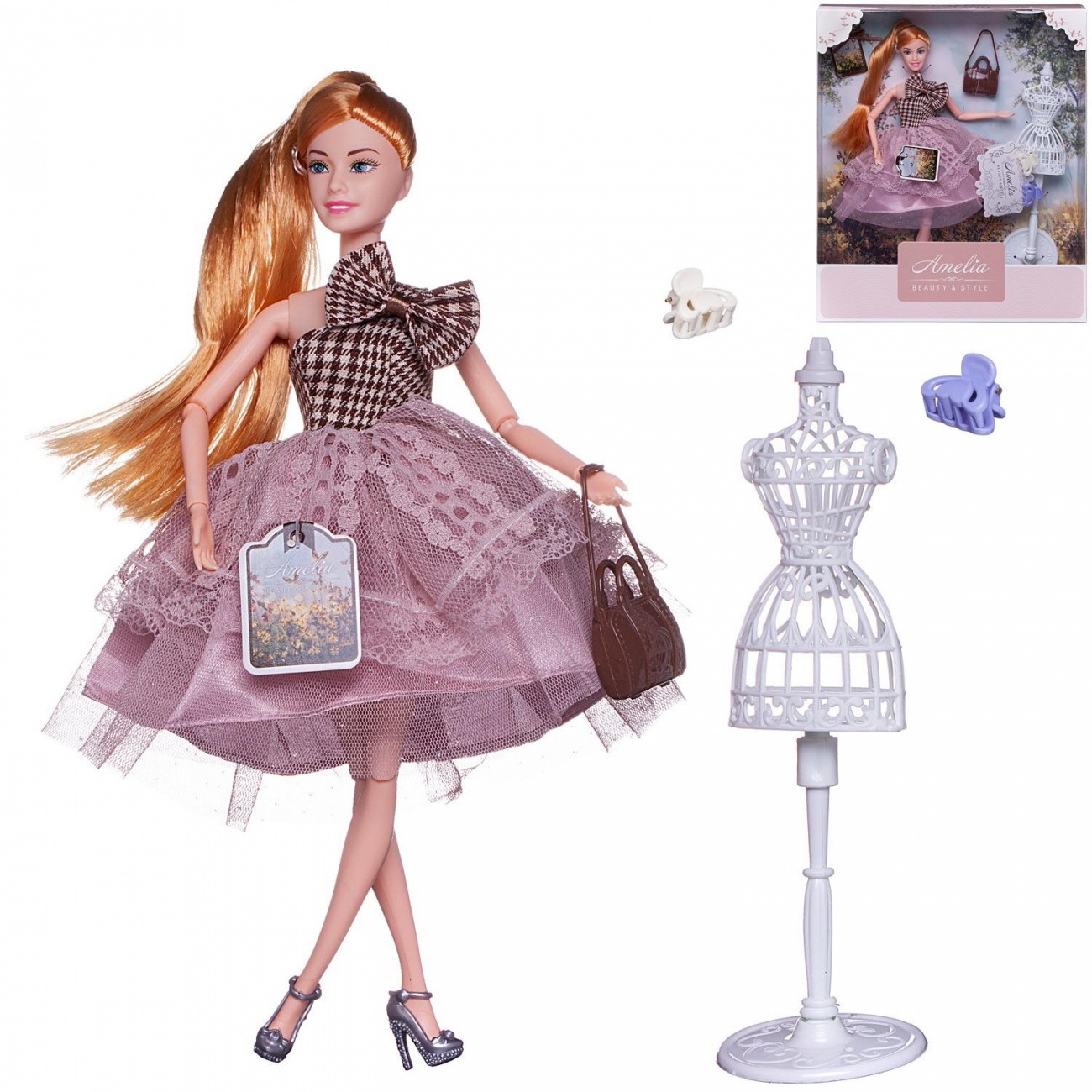 Кукла ABtoys Amelia. Летний вечер, светлые волосы 30см PT-01634