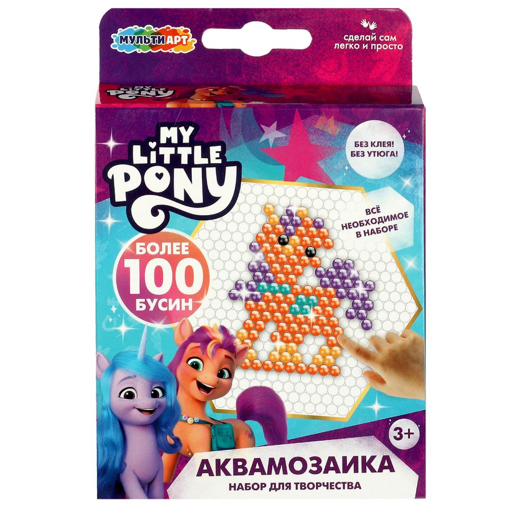 Аквамозаика Мой Маленький Пони, 100 бусин MultiArt AB-100MLP