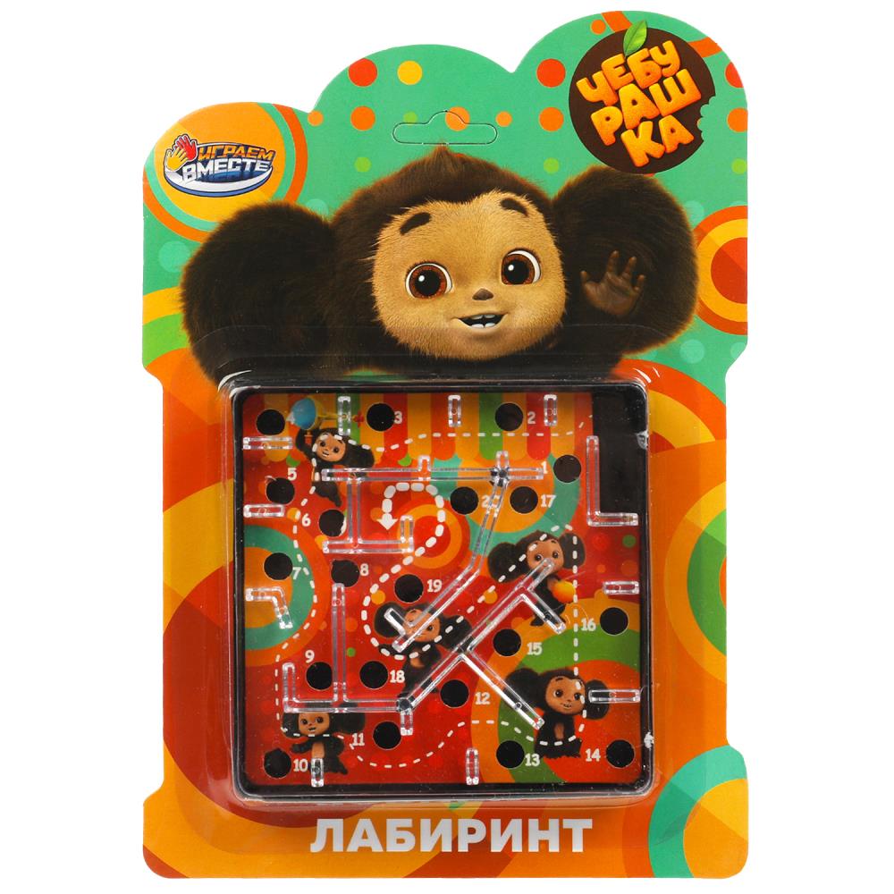 Логическая игра головоломка-лабиринт Чебурашка ИГРАЕМ ВМЕСТЕ 0501K238-R6