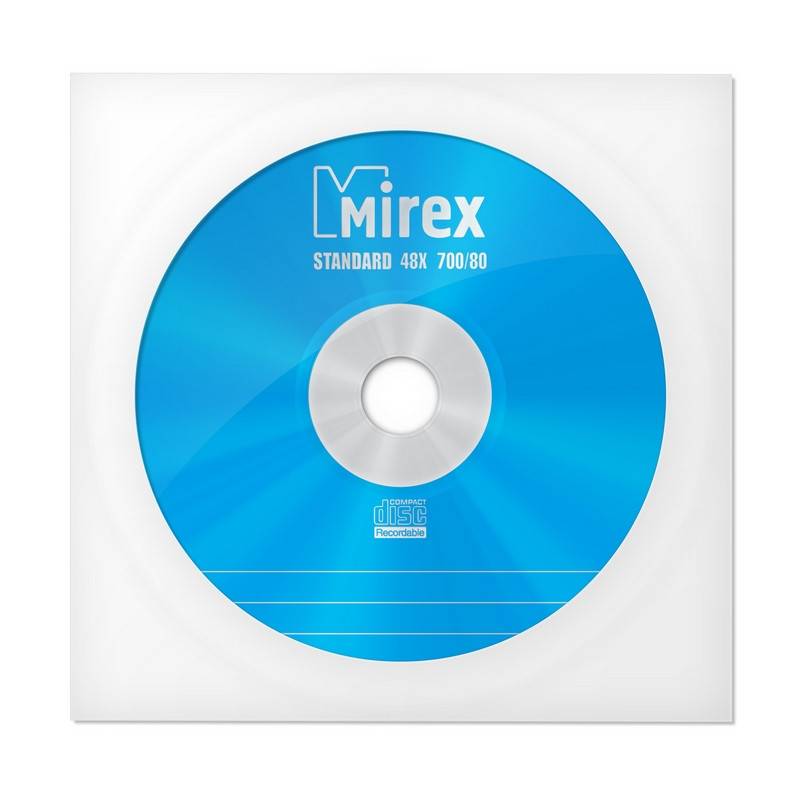 Диск Mirex CD-R Standart 48x UL120051A8C 1122478