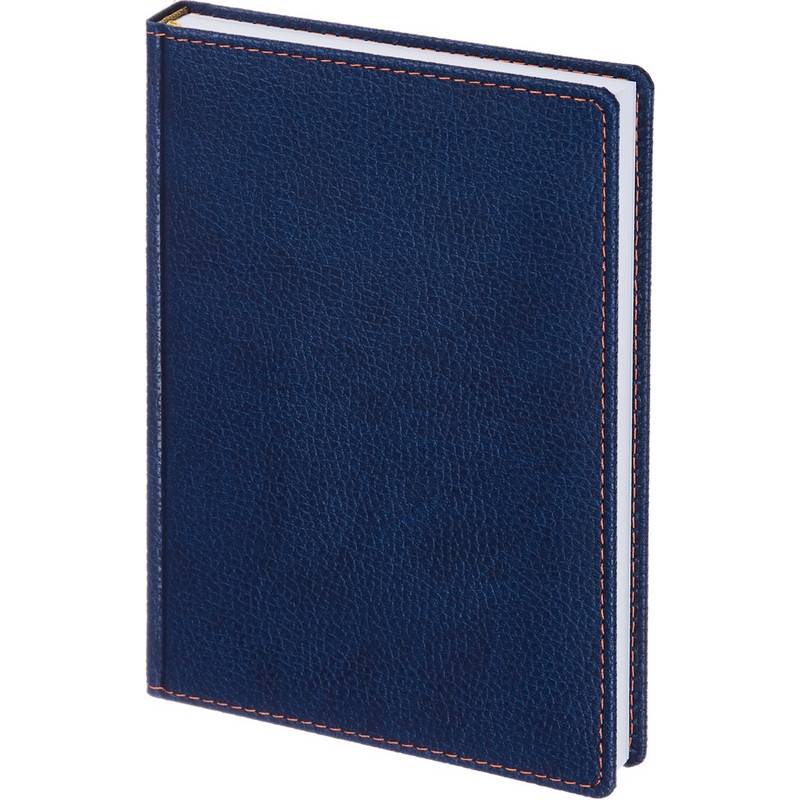 Ежедневник недатир. Attache Bizon искусс. кожа A5 176 л. синий (142x210 мм) 852898