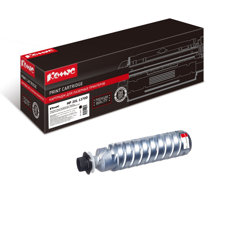 Картридж лазерный Комус 1270D чер. для Ricoh MP161/161L/161LN 855976