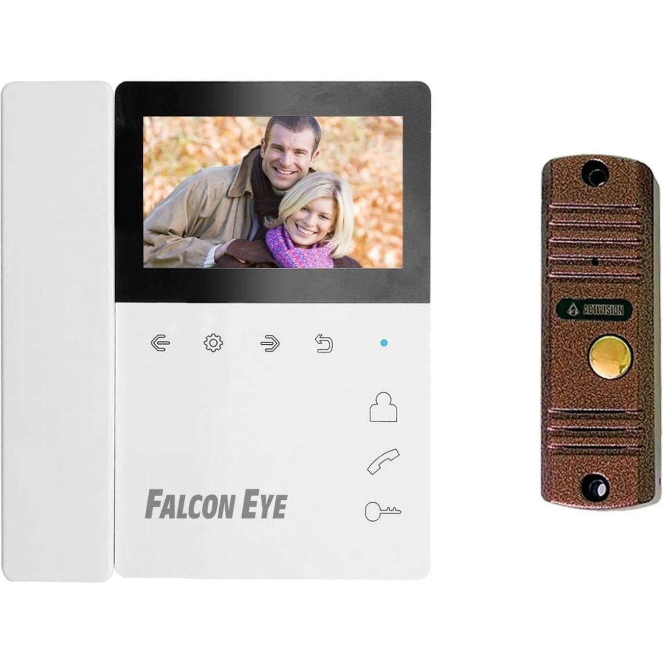 Комплект видеодомофона Falcon Eye Lira + AVC-305 (PAL) Медь 1809211 00-00191816