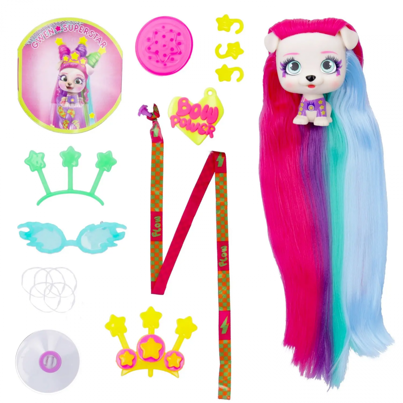 Фигурка VIP PETS BOW POWER Модные щенки GWEN 714779