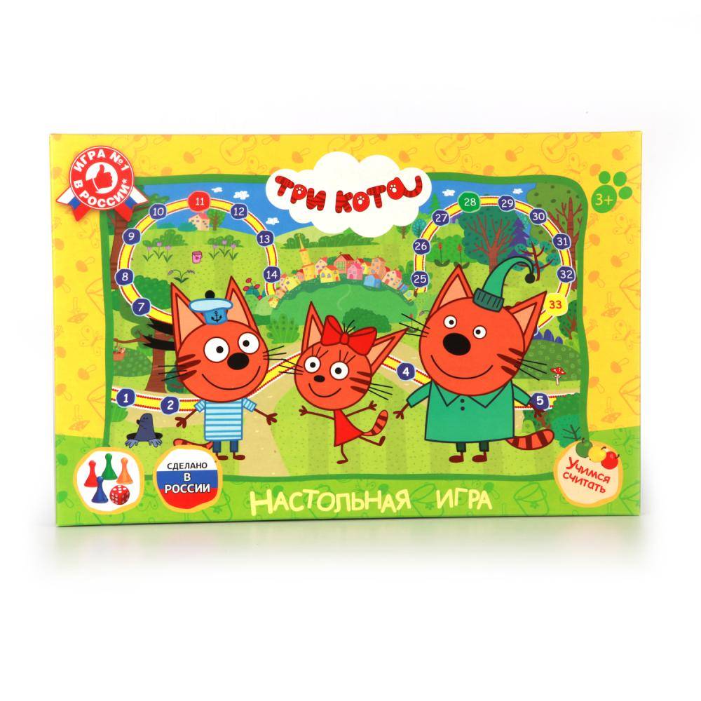 Настольная игра-ходилка "Умные игры" Три кота Умка 4690590109960