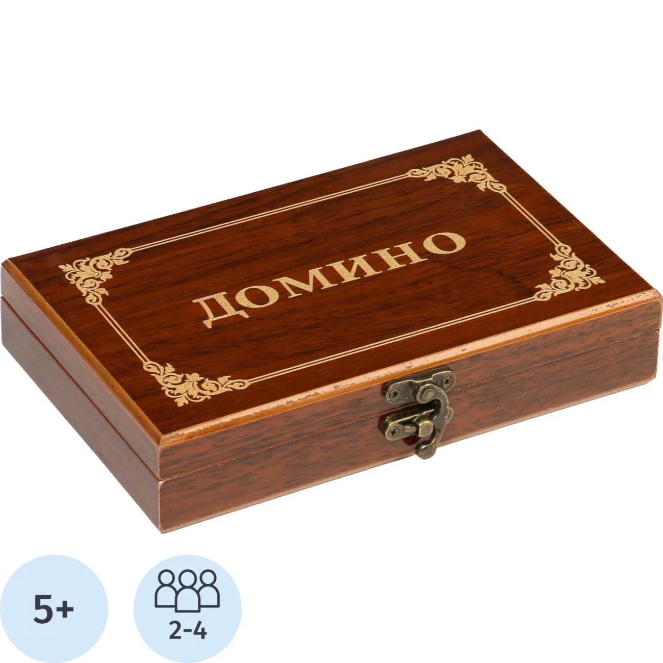 Настольная игра Домино классическое Подарочное, 28 штук, 1267610 2437555
