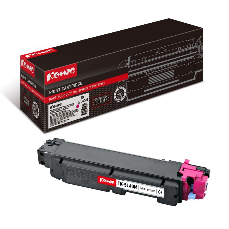 Тонер-картридж Комус TK-5140M пур. для Kyocera ECOSYS P6130cdn 856128