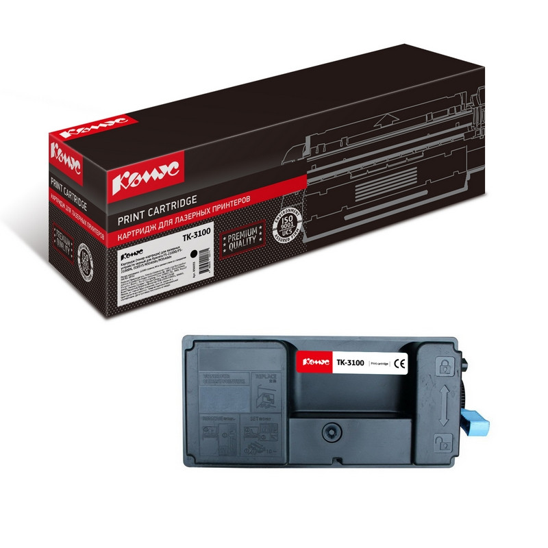Картридж лазерный Комус TK-3100 чер. для Kyocera FS-2100D/2100DN 856033
