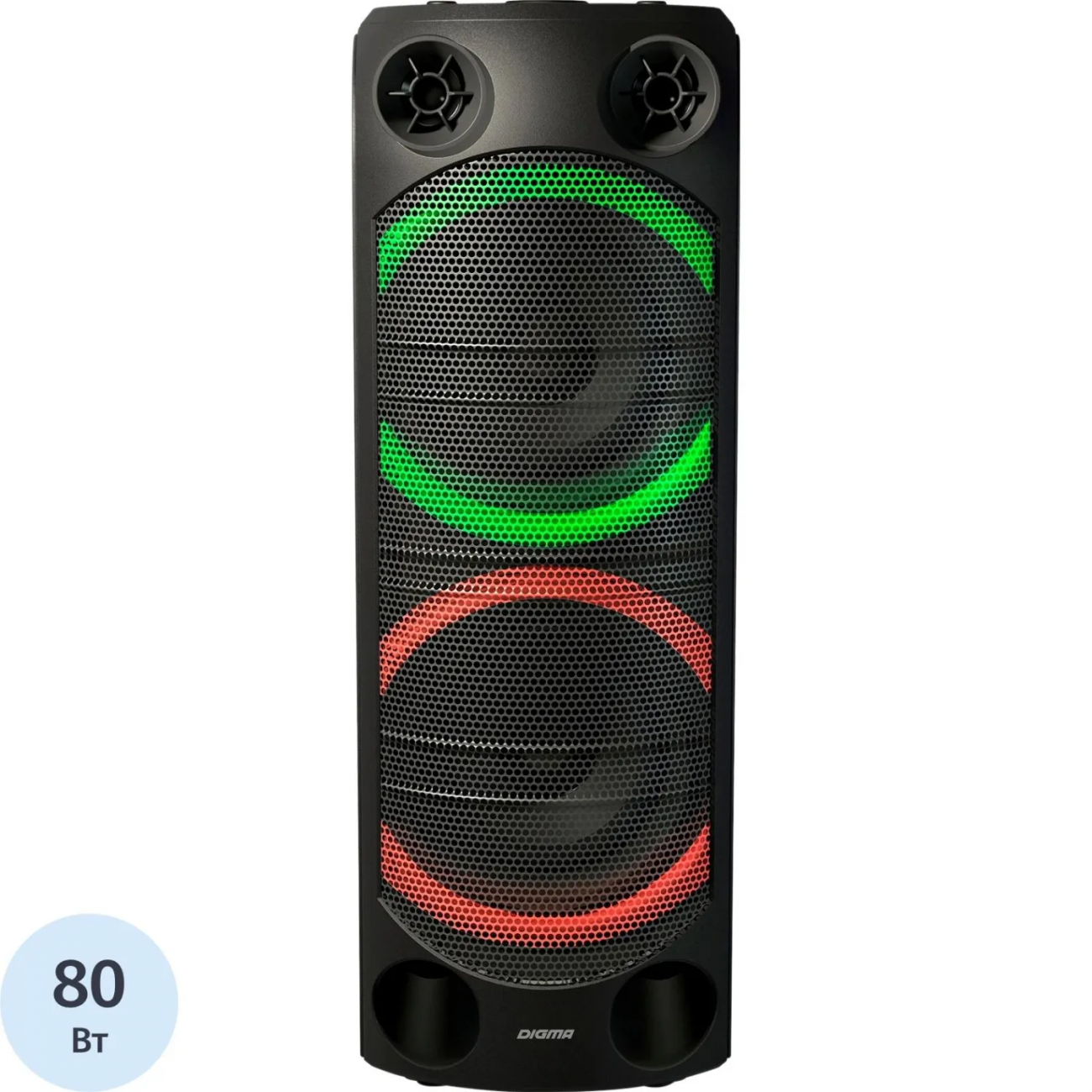 Акустическая система Digma D-MC1720 черный 80Вт/FM/USB/BT/micro SD 2357269 MC1720B