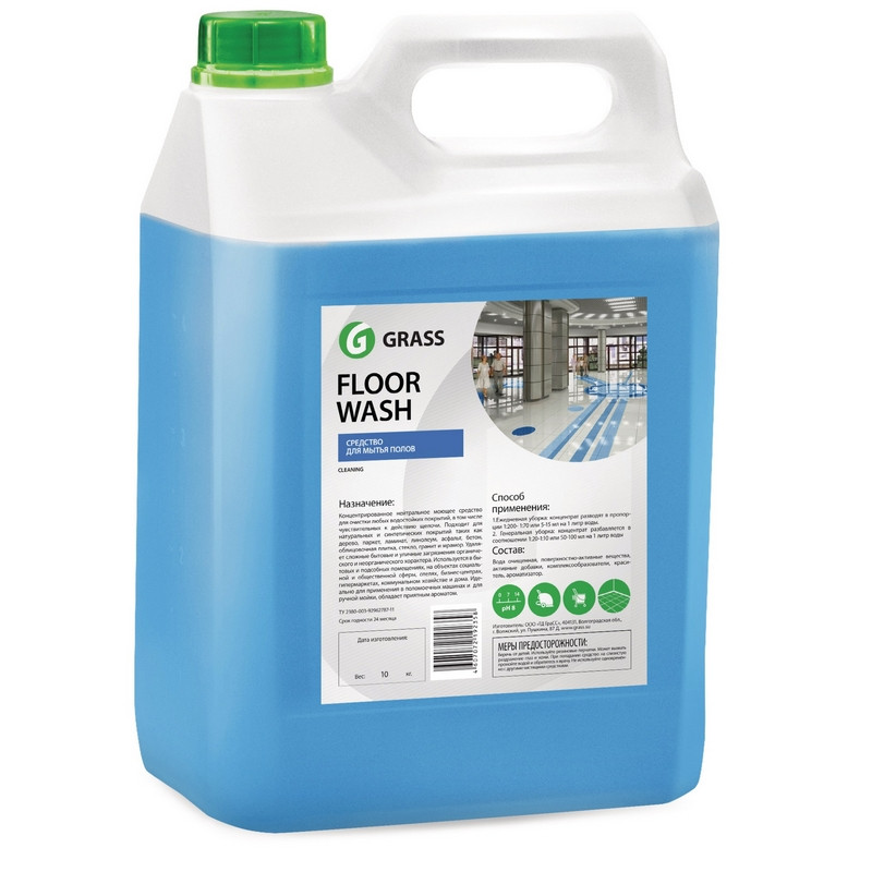 Профхим универсал д/пола и поверх нейтрал конц Grass/Floor Wash, 5кг 559252 125195
