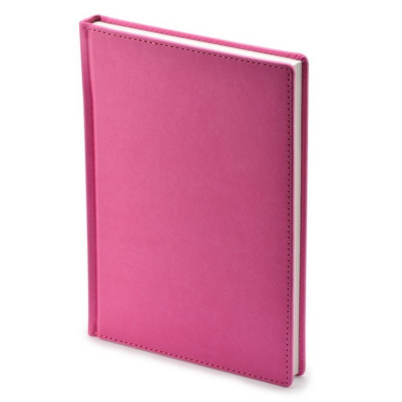 Ежедневник недатир. Альт Velvet искусс. кожа A5+ 136 л. розовый (146х206 мм) 994585