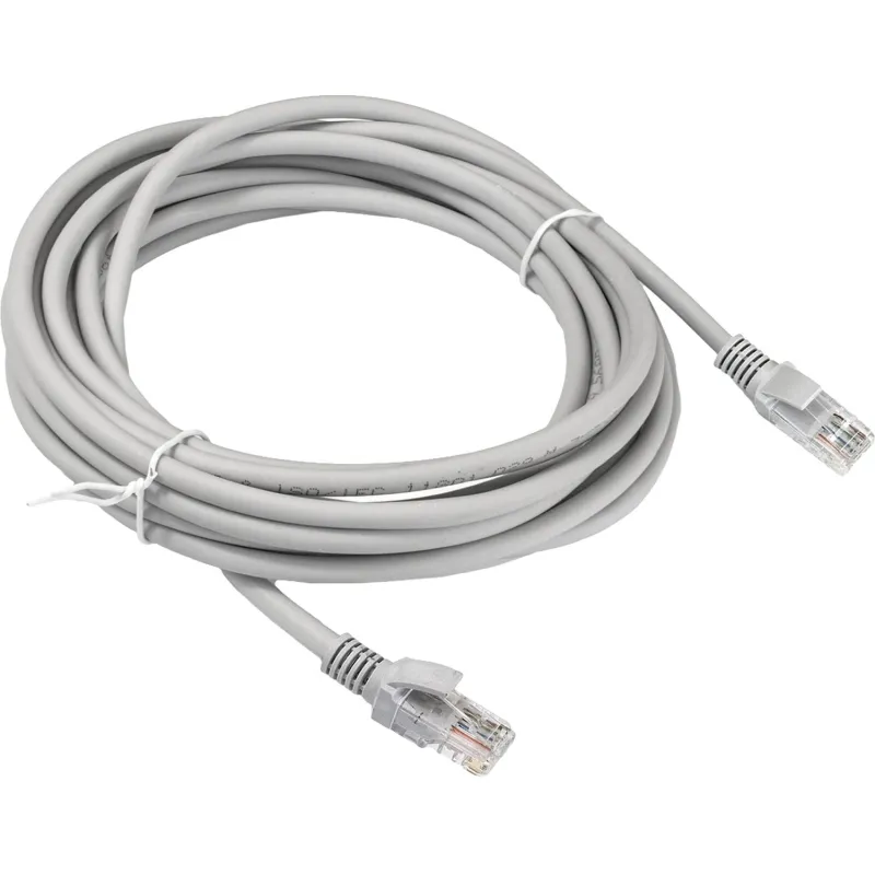 Патч-корд ExeGate UTP-RJ45-RJ45-5e-20M-GY, cat.5e, 20м, серый <EX241492RUS 1469985