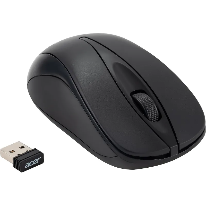 Мышь компьютерная Acer OMR131 черн. оптичес. (1000dpi) беспровод,USB (2but) 2012561 ZL.MCEEE.01E