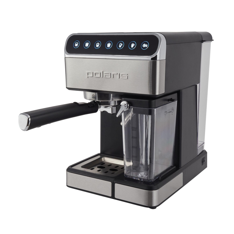 Кофеварка эспрессо Polaris PCM 1535E Adore Cappuccino, Черный 1846531