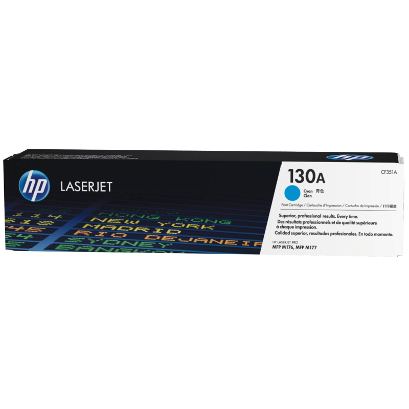 Картридж лазерный HP 130A CF351A гол. для LJ Pro M176n/M177f 369494