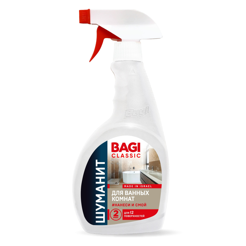 Средство д/сантехники Bagi Classic Шуманит д/ванных комнат 400мл 1643723 B-209792-N