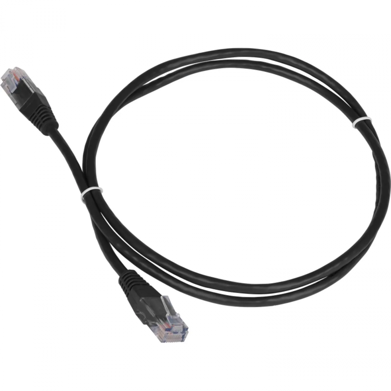 Патч-корд TWT TWT-45-45-2.0-BK UTP кат.5e, 2.0 м, черный 2239400