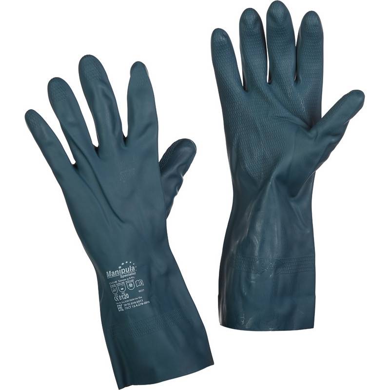 Перчатки защитные латекс/неопрен Manipula ХИМИК (LN-F-08) р.10-10,5 (XL) Manipula Specialist 827571