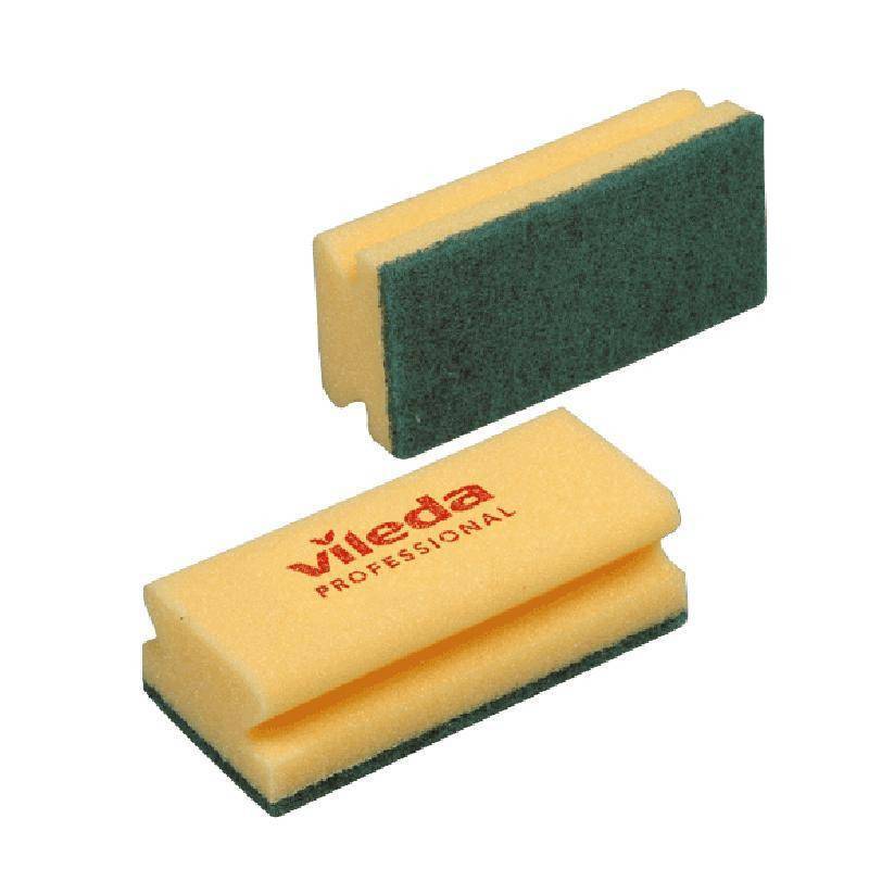 Губки абразивная средней жесткости 9,5x, 10 шт.125604 Vileda Professional 515198