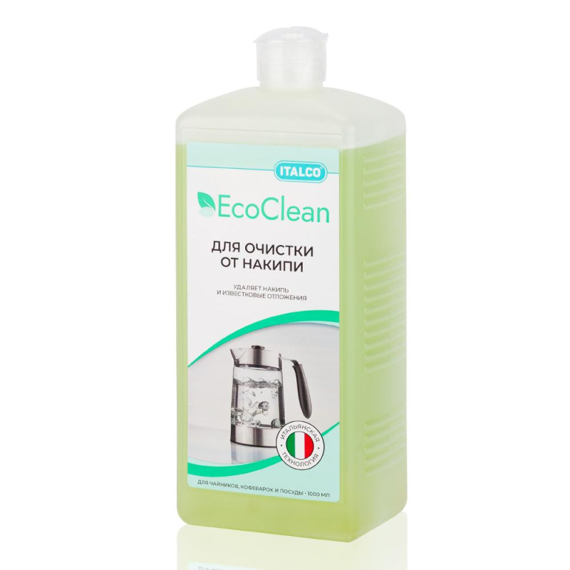 Средство для удаления накипи Italco EcoClean, для кофемашин 1000 мл 1623195