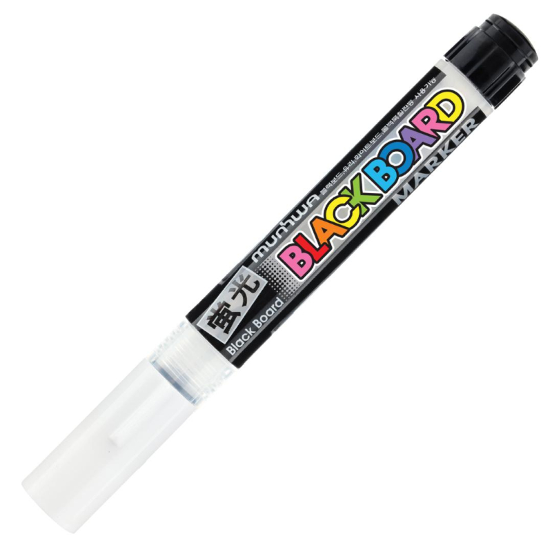 Маркер меловой MunHwa Black Board Marker белый 3мм, водная основа BM-05 1556683