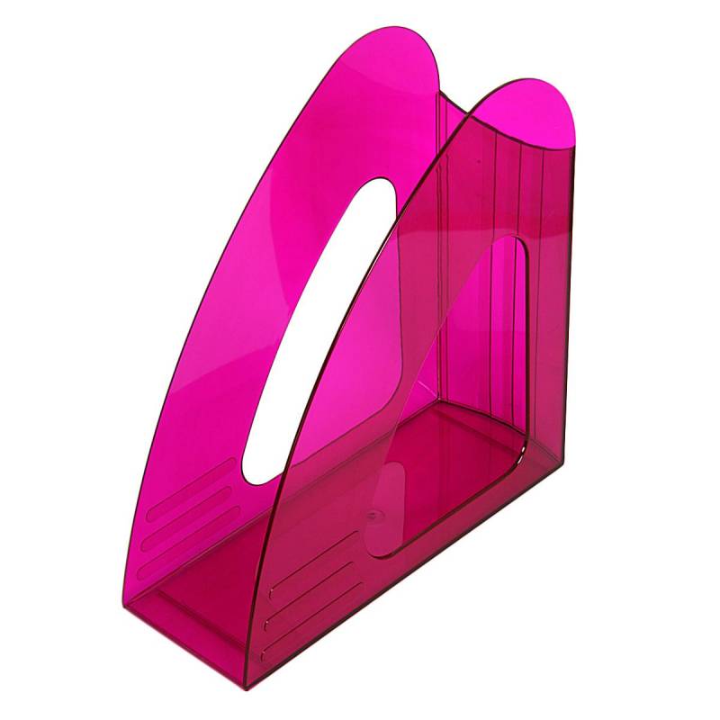 Вертикальный накопитель Attache 90мм Bright Colours прозрачный фиолетовый 1337997