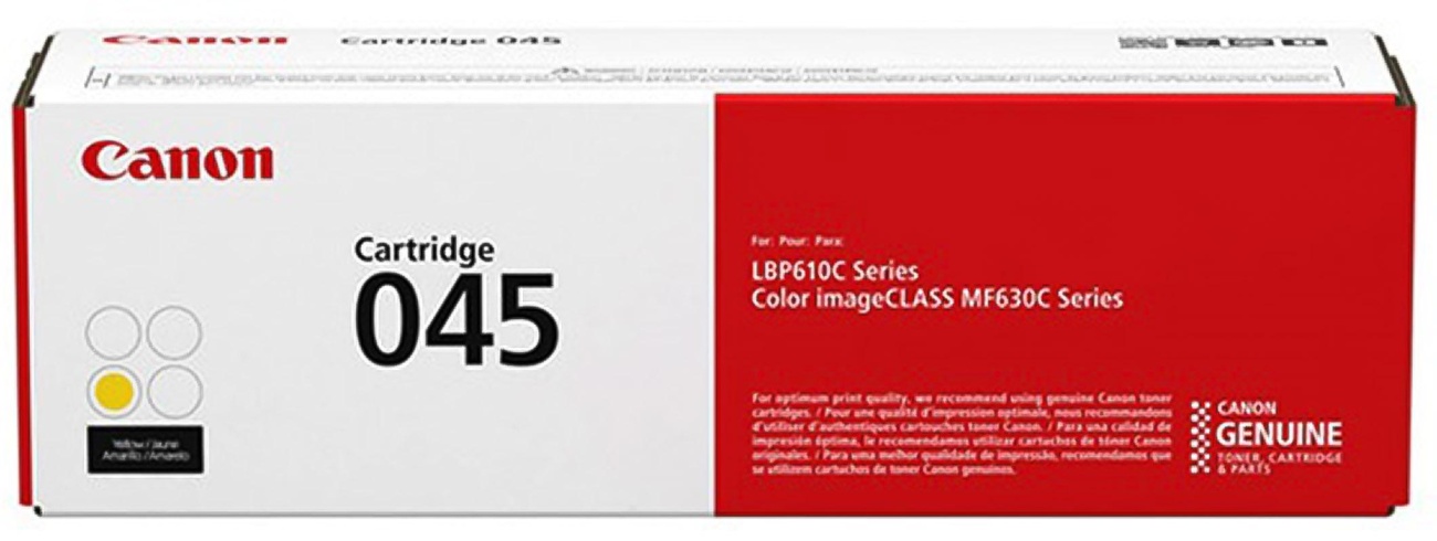 Картридж лазерный Canon 045 Y (1239C002) жел. для MF635Cx, 633Cdw, 631Cn 743387