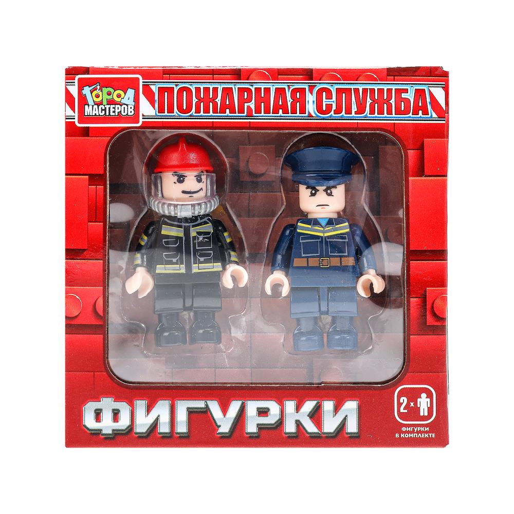 Конструктор фигурки пожарные, 2 шт. Город Мастеров 18035-KK