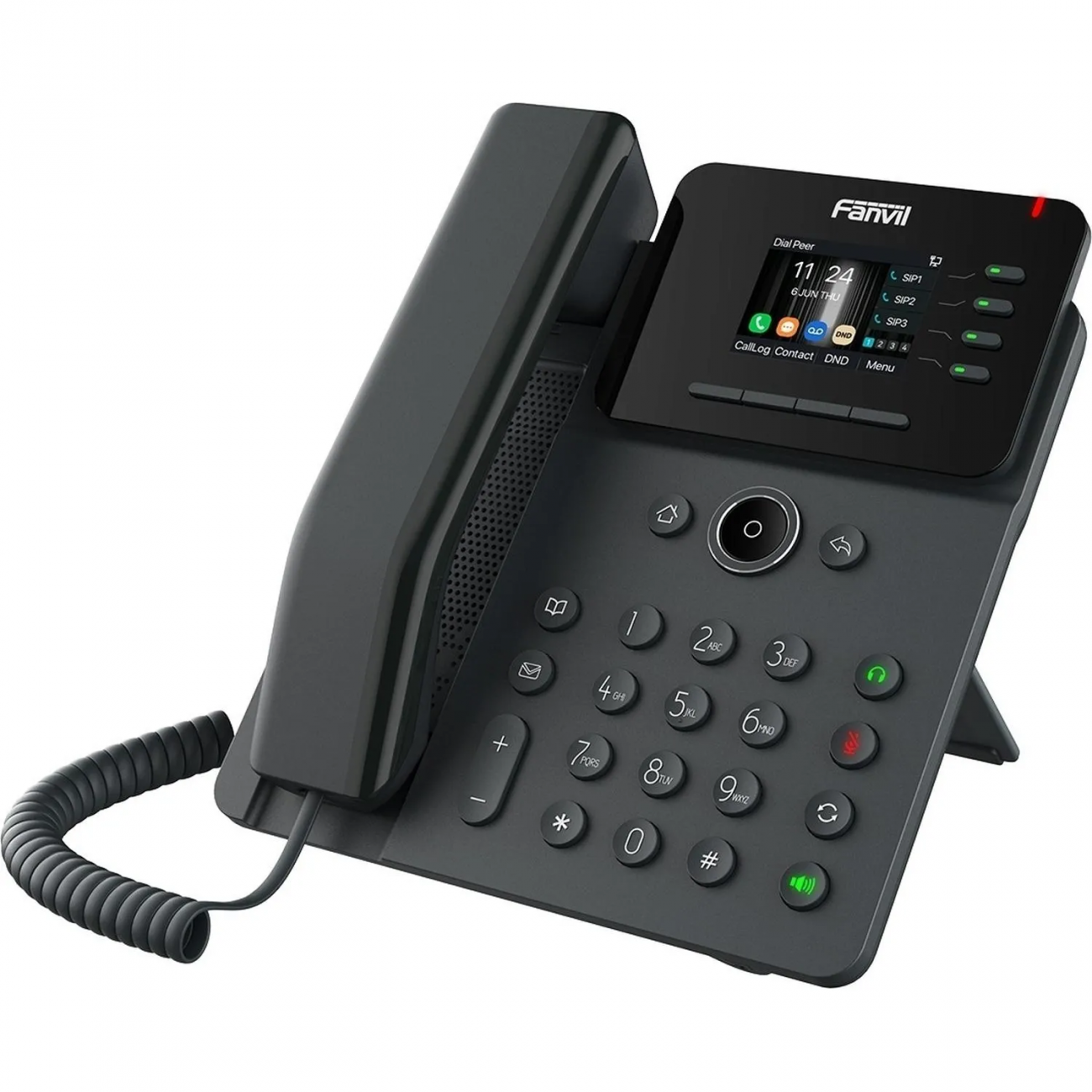 IP-телефон Fanvil V61W,HD voice, 4 SIP,2.4,Opus+IPV6 12 DSS, WIFI,PSU 2200917