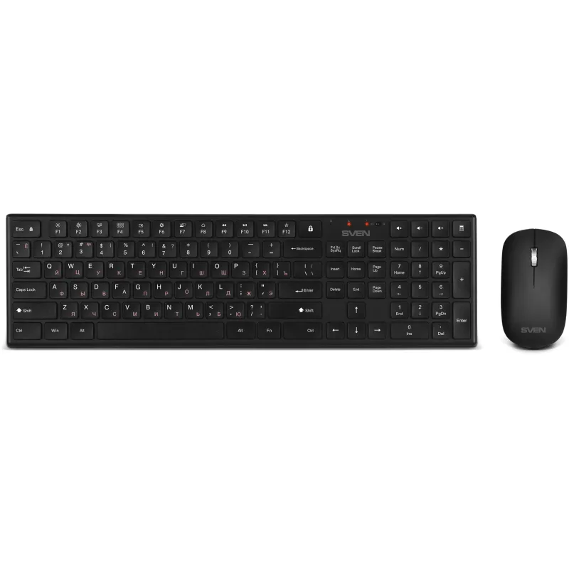 Набор клавиатура+мышь SVEN KB-C2550W черн 109кл, 1000DPI, 2+1кл(SV-021672) 1944042