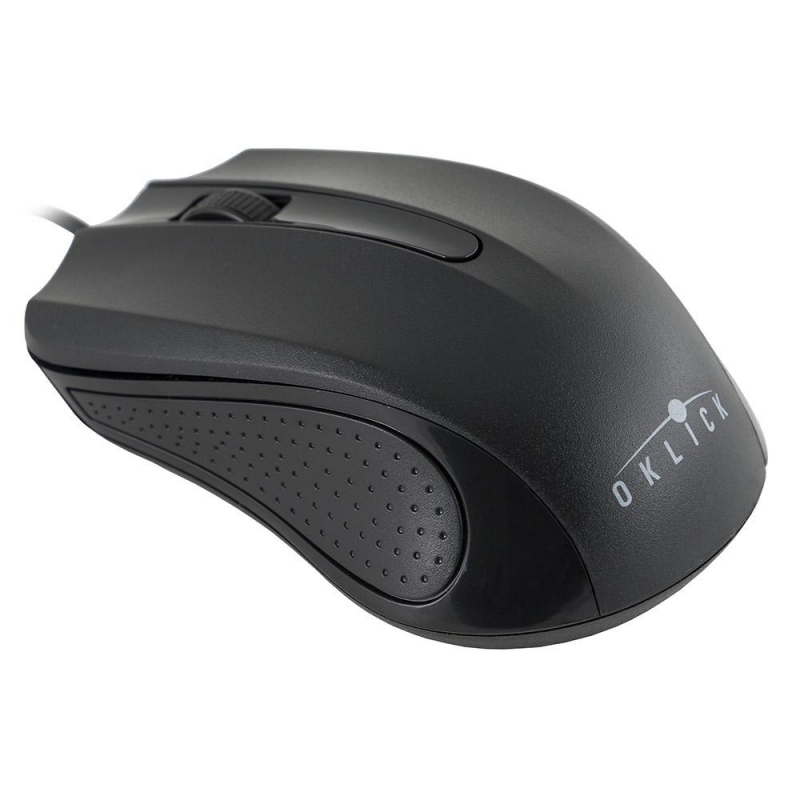 Мышь компьют. Oklick 225M черный оптическая (1200dpi) USB (2but) 1450262 997791