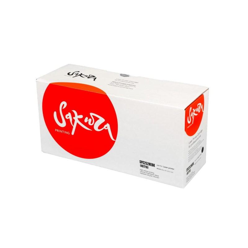 Картридж лазерный Sakura C252HEBK чер/ для Ricoh Aficio SPC252/SPC262 1766434 407716
