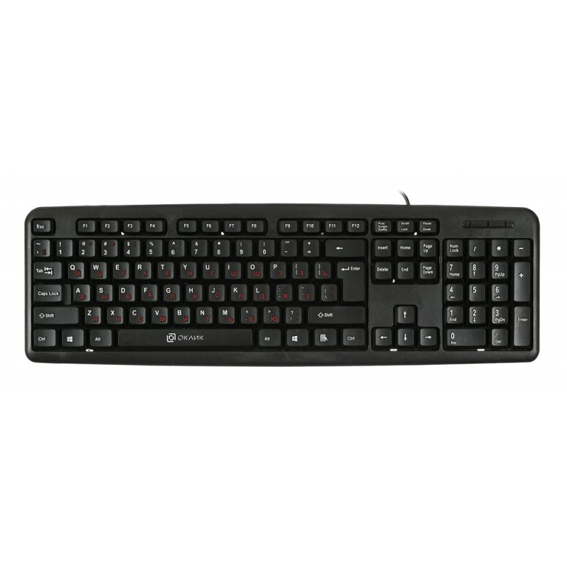 Клавиатура Oklick 90MV2 черный USB 1450150 1185967