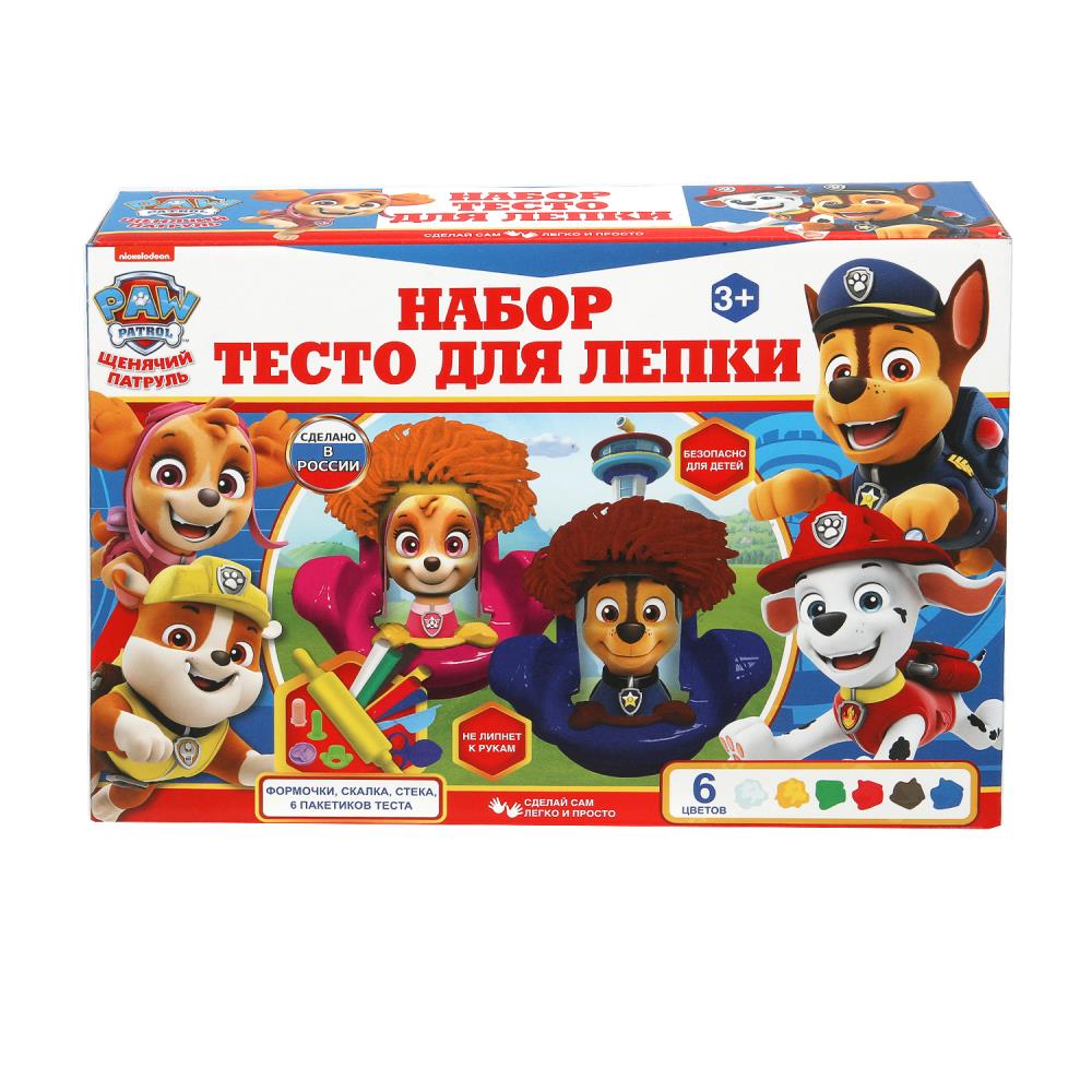 Набор с тестом для лепки "Щенячий Патруль. парикмахерская", 24 см. MultiArt PDSET-115316