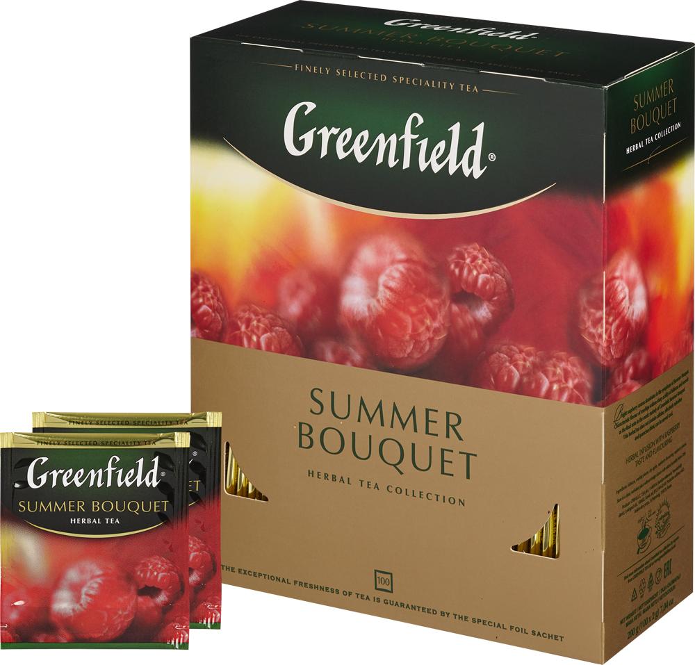 Чай Greenfield Summer Bouquet фруктов.фольгир. 100 пак/уп 0878-09 Т 1028520