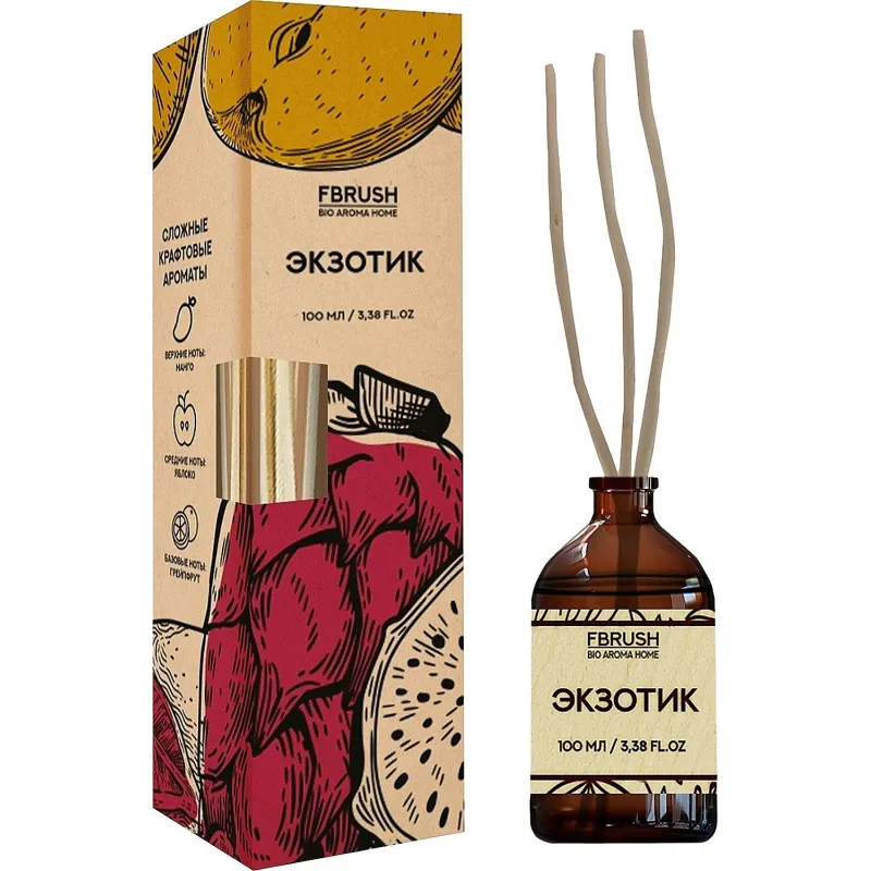 Аромадиффузор Экзотик 100 мл DBIO100-3 Fbrush 2153282