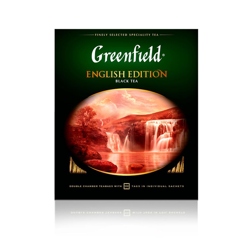 Чай Greenfield English Edition черный фольгир.100пак/уп 871021