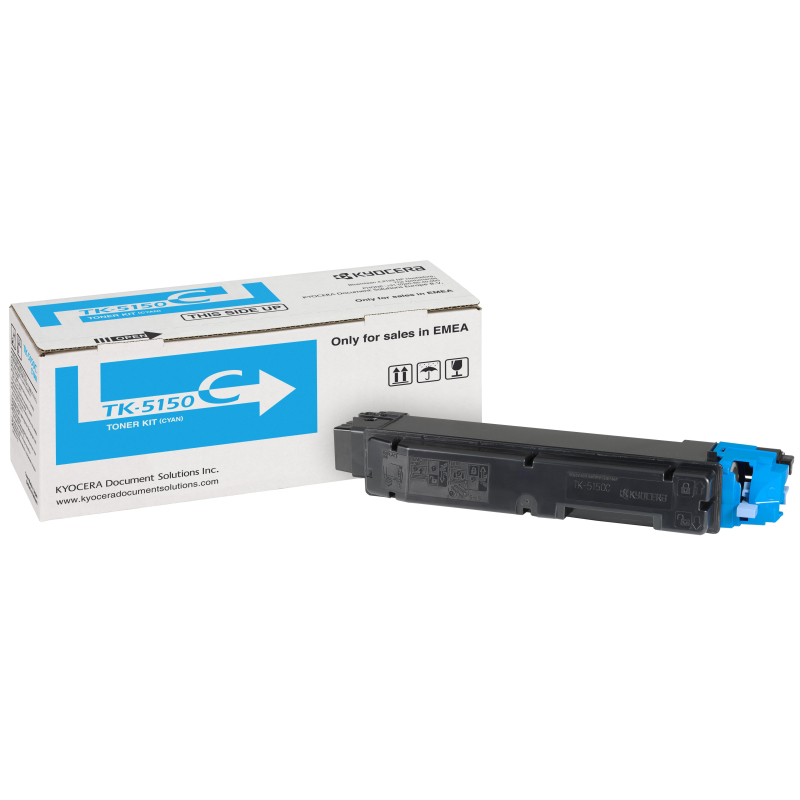 Тонер-картридж Kyocera TK-5150С гол. для P6130/6035/7040cdn 621852 1T02NSCNL0