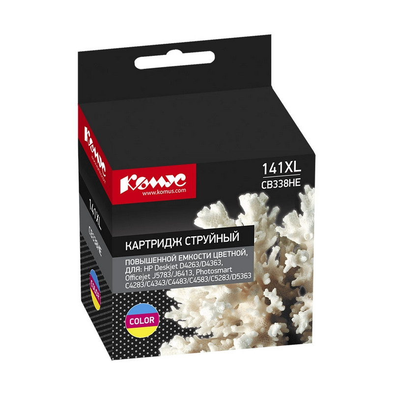 Картридж струйный Комус 141XL CB338HE цв. пов.емк. для HP DjD4263 865495