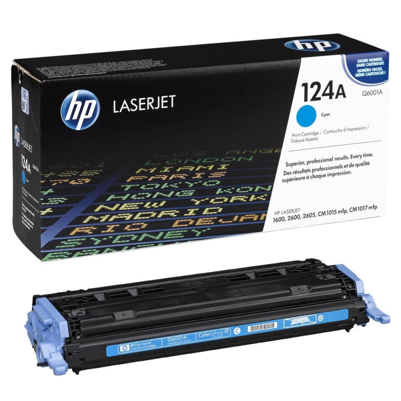 Картридж лазерный HP 124A Q6001A гол. для CLJ 1600/ 2600 67301