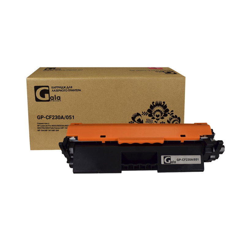 Картридж лазерный Galaprint 30A CF230A чер. для HP LJ Pro M203/M227 1372876