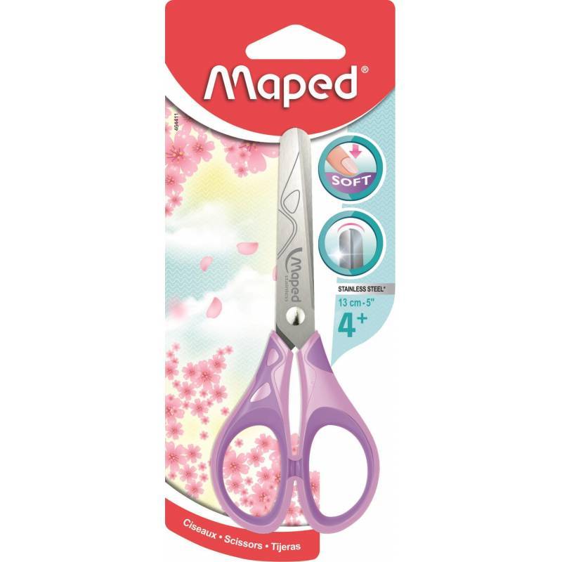 Ножницы детские Maped ESSENTIALS SOFT PASTEL 130мм,прорезин. ручки, ассорти 1360468 464411