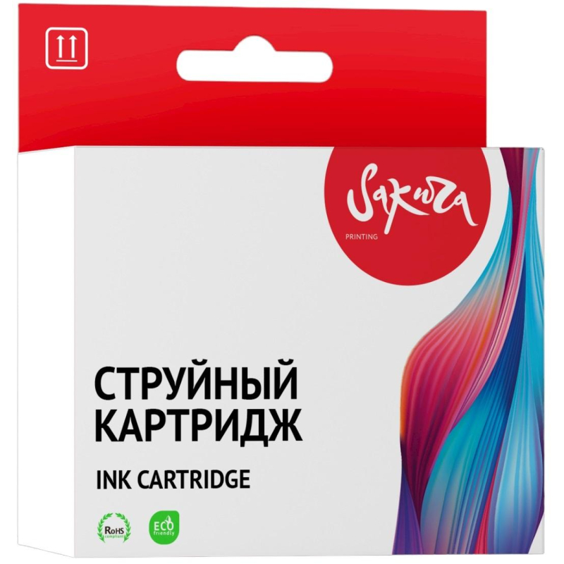 Картридж струйный Sakura №123 F6V17AE чер. для HP DJ 2130/2620/3630 1696723
